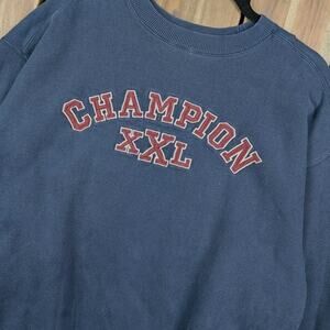 Champion Reverse Weave Vintage Y2K College Spellout Crewneck Sweatshirt Large
